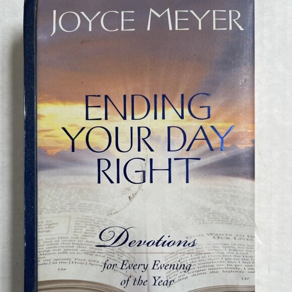 Ending Your Day Right Devotions for Every Evening of the Year Joyce Meyer Book - Picture 1 of 6
